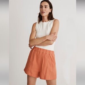 Madewell Easy-Pull-On-Shorts in Lightspun